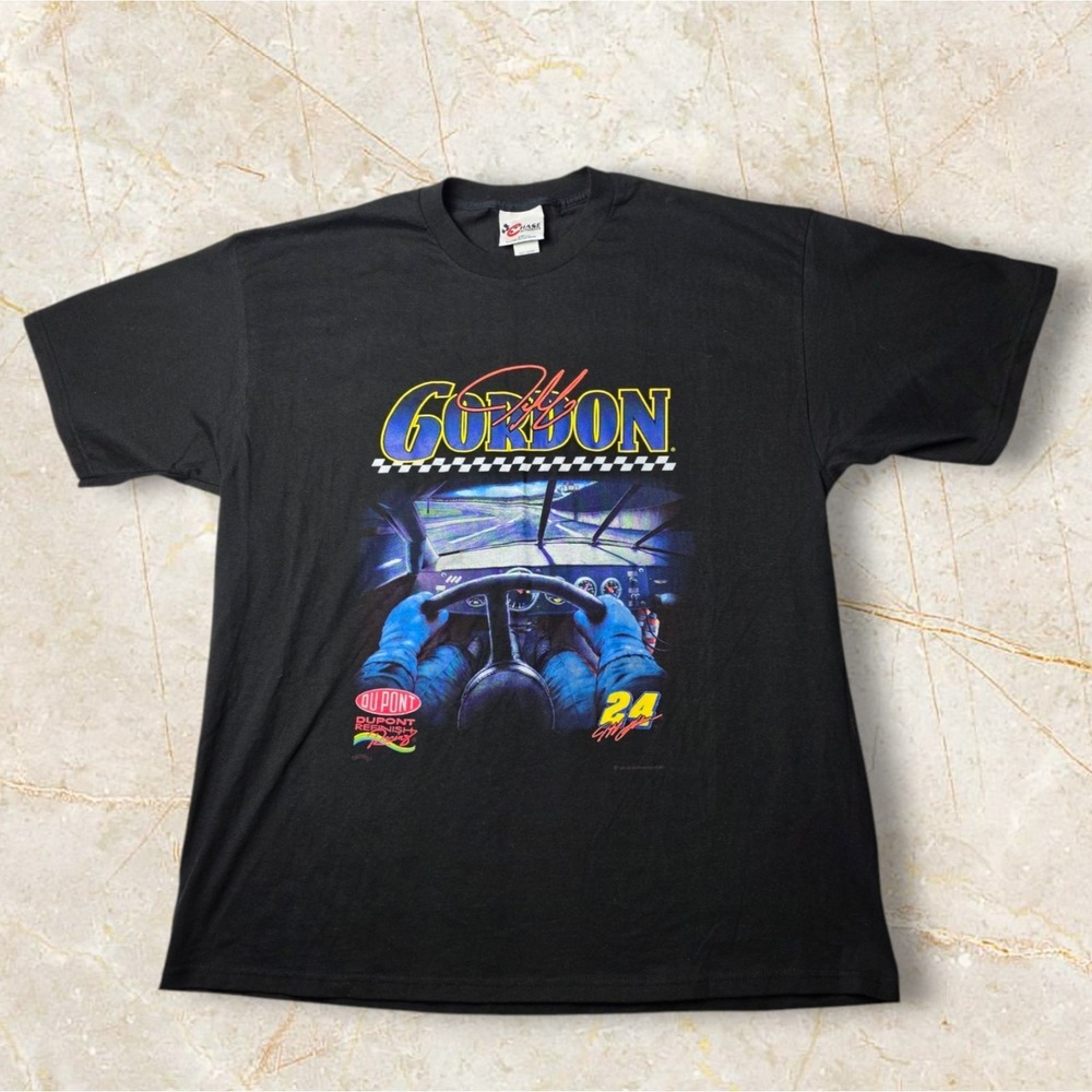 Chase Authentics Men's 2XL Vintage 1997 Nutmeg Mills Jeff Gordon Shirt Nascar‎